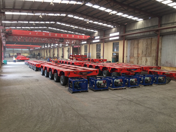 Hydraulic Multi Axle Modular Heavy Duty Semi Trailer