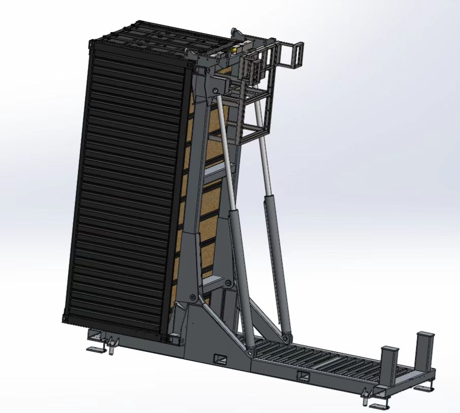 Retourneur de conteneur  Container turner