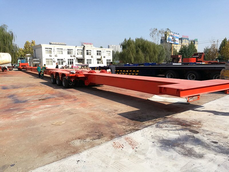 Remorque extensible Extendable trailer