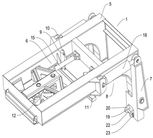 semi-remorque plate basse col de cygne gooseneck low flat semi-trailer