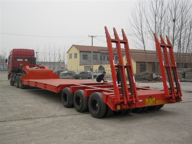 Semi-remorque surbaissée Low Bed Semi Trailer