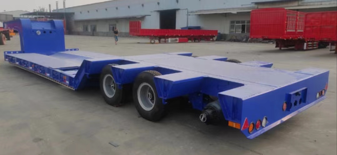 remorque surbaissée lowboy trailer